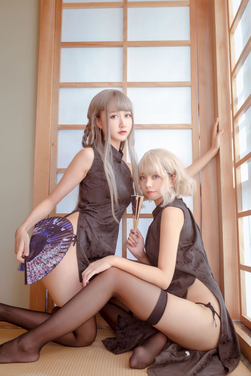 图库-木绵绵OwO - 魔女旗袍&小野妹子 - (24P)